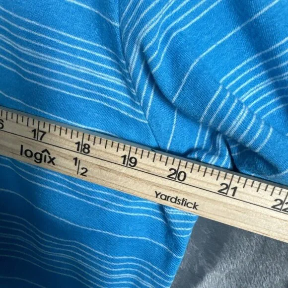 Hurley Shirt Men's Polo Blue Size Medium - Picture 7 of 10